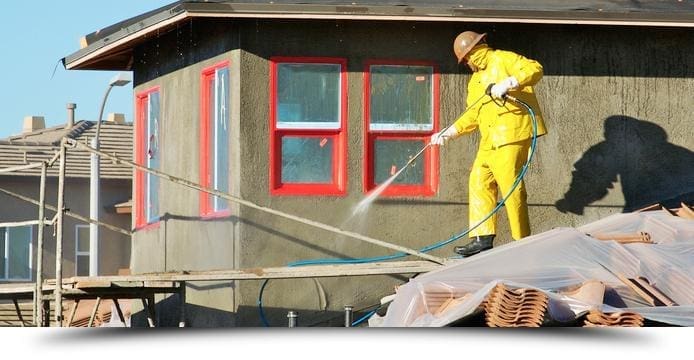 pressure washing exterior of building - AllPro Painters - AllPro Painters pressure washing exterior of building