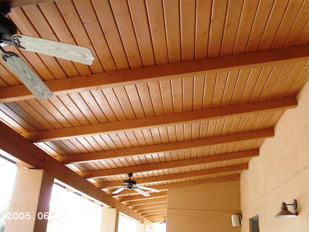 patio wood roof staining - AllPro Painters - AllPro Painters patio wood roof staining