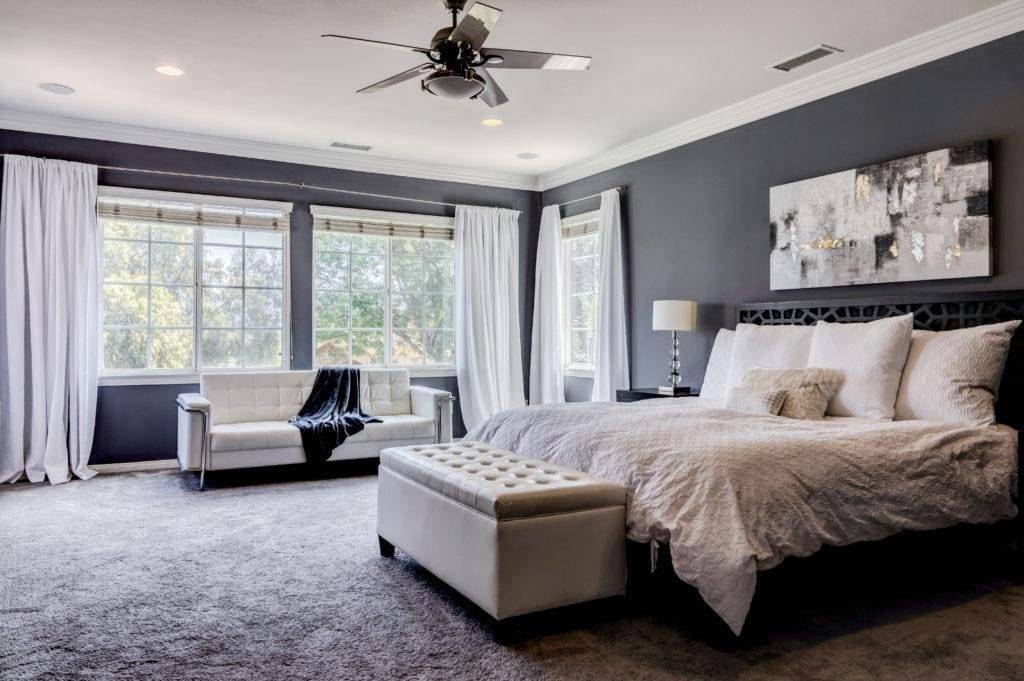 Master Bedroom Rich Paint Color - AllPro Painters - AllPro Painters Master Bedroom Rich Paint Color