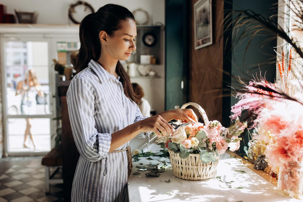- AllPro Painters - AllPro Painters Women arranging flowers in kitchen